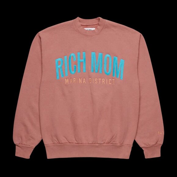 Rich Mom Gear MARINA DISTRICT CREWNECK, Size S, Brand New - Picture 2 of 7